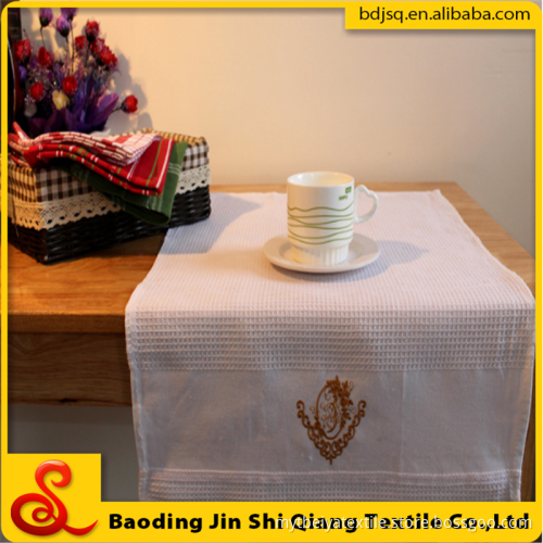 Wholesale Solid Color Custom Embroidery Logo 100% Cotton Kitchen Towel